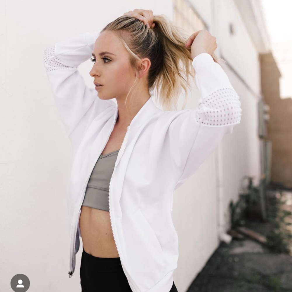 Five dance wear/ five the label white jacket